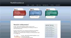 Desktop Screenshot of notfallmedizin.at